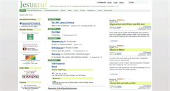 Desktop Screenshot of jesusruf.de